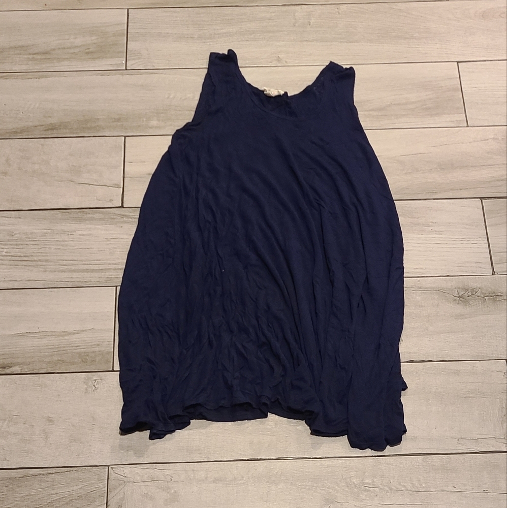 🍁Blue cotton tank dress🧋